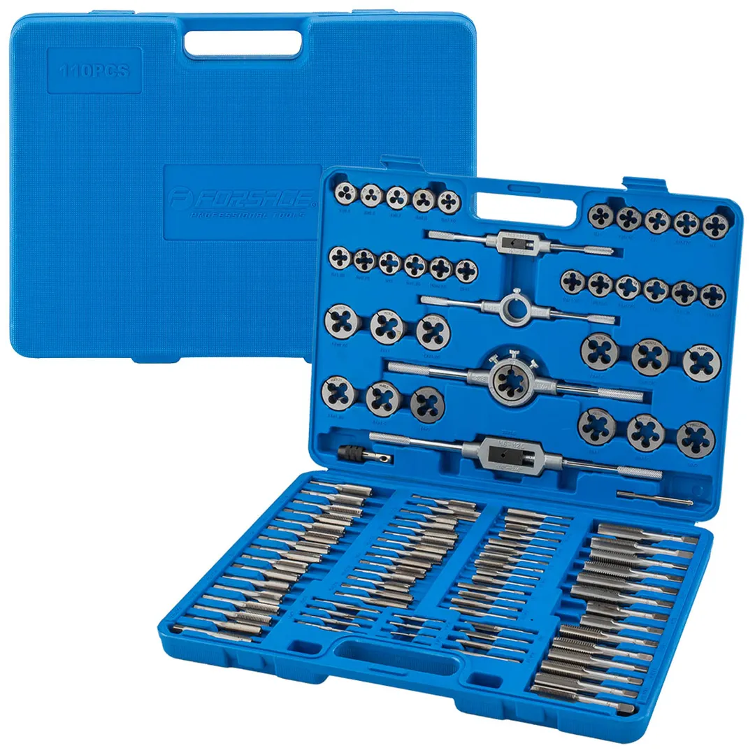 Набор метчик.и плашек 110 пр Forsage F-B110-1 New