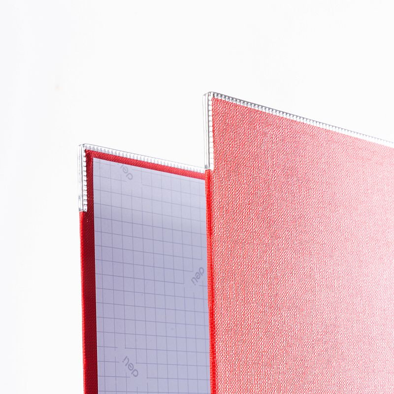 Папка-регистратор "Deli", А4, 75 мм, красный