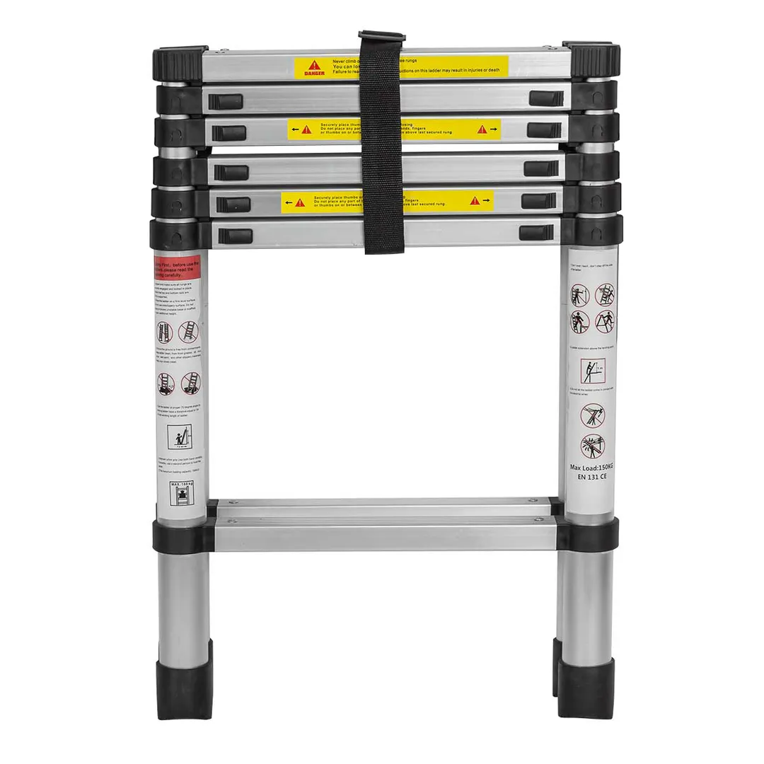 Стремянка телескопическая алюм. бытовая 2 м, 7+7 ступ. Forsage F-UP200-2