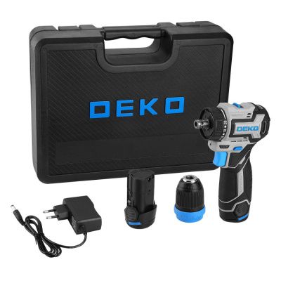 Дрель-шуруповерт аккумуляторная Loner 12V PRO 085-1122 DEKO 085-1122