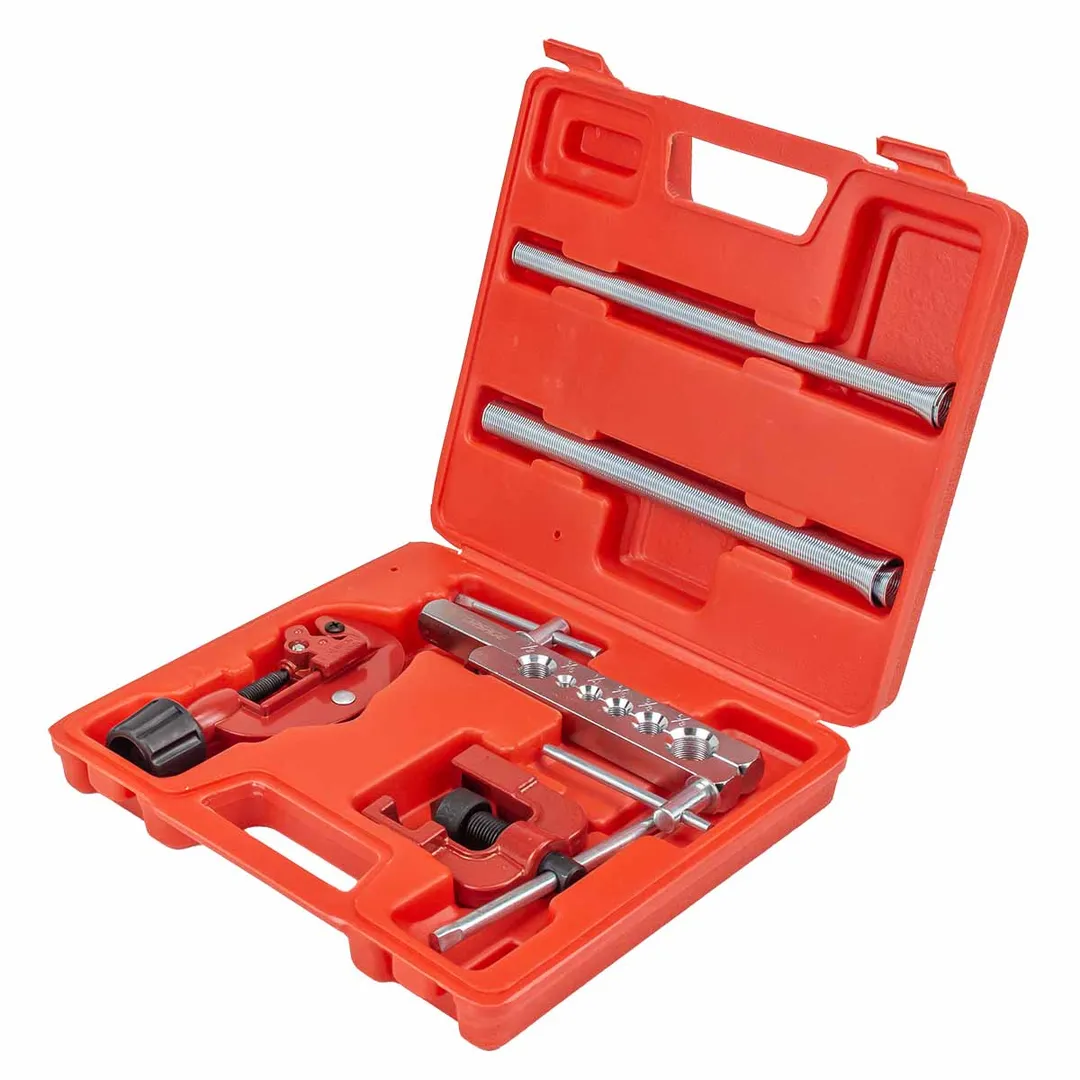 Набор инструментов для развальцовки, гибки и резки трубок 3/16,1/4,5/16,3/8,1/2,5/8'' 6 пр Forsage F-656C