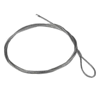 Трос стальной с петлей EKF