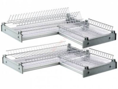 Сушка верх.база угловая 600*600, хром GRIDLI 20059