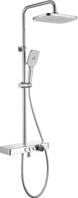 Душевая система с термостатом, латунь, белый/хром Savol SK-H3345A