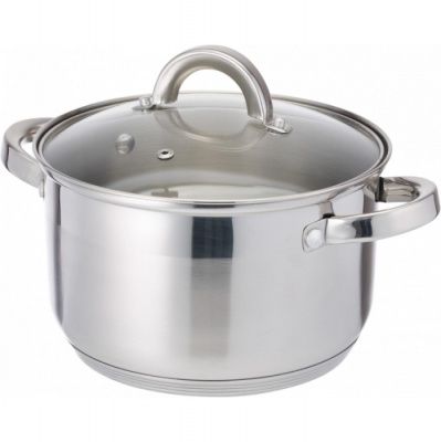 Кастрюля нерж Rondy 2,1л ТМ Appetite дно-3, стенки-0,5мм Goldensea Metal Produkts Manufactory SH07223