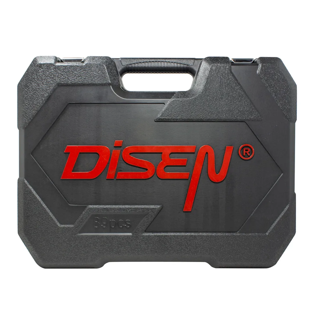 Набор инструментов 89 пр. 1/4''&1/2'' 6-гр. DISEN DS-1089