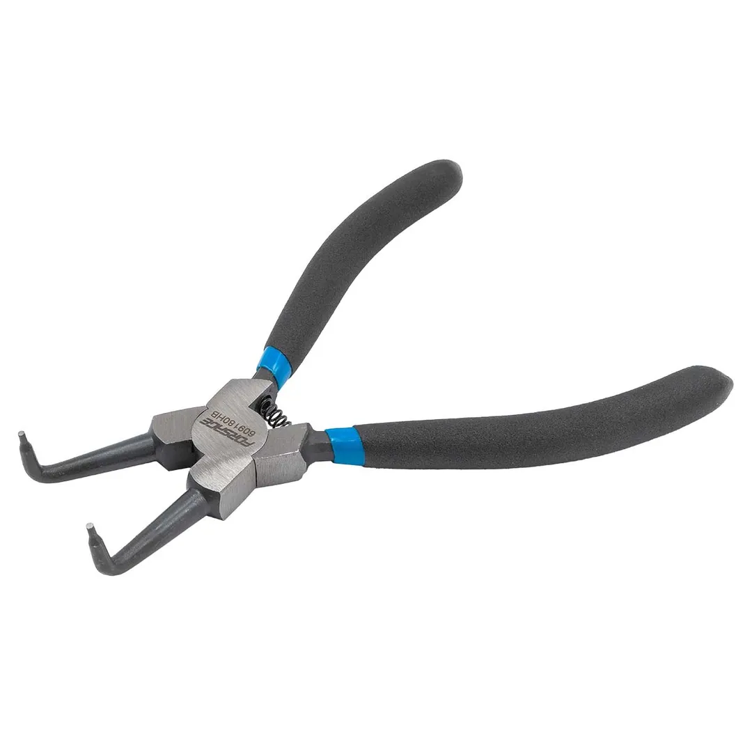 Съемник стопорных колец на сжим, гнутый на 90° 180 мм Forsage F-609180HB