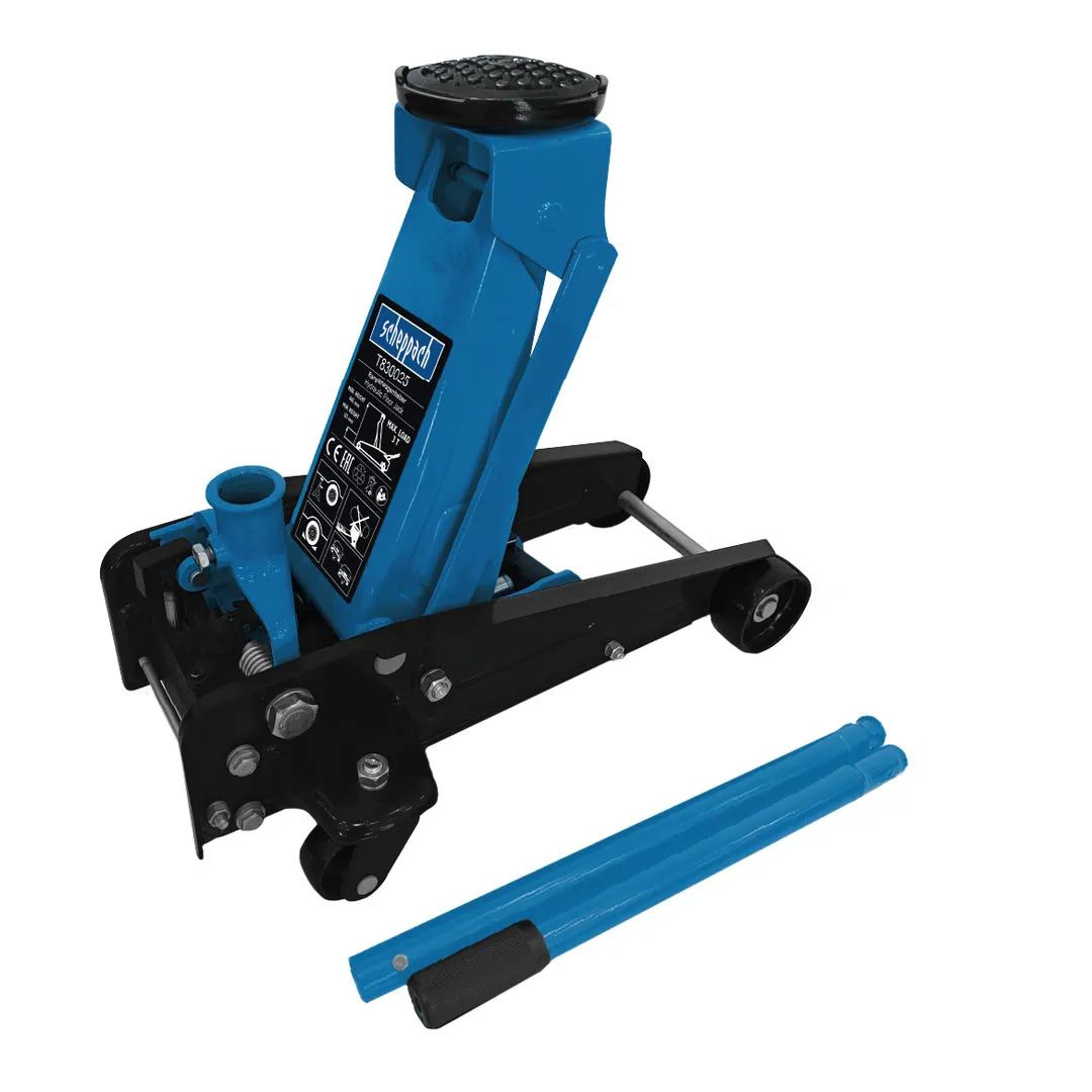 Домкрат подкатной гидравлический 3 т, 135-465 мм Scheppach SCH-T830025