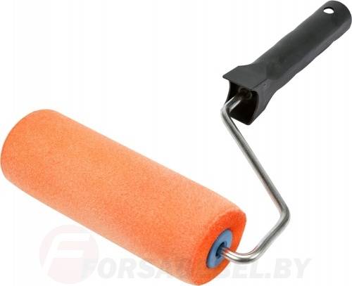 Валик в сборе флокировочный мольтопрен 5х15см/6 мм Vorel 09359