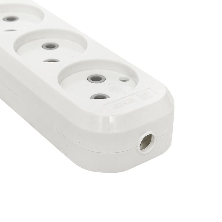 Колодка 4 гн, 10А 2,2кВт б/з Эксперт EKF PROxima AKB10-4