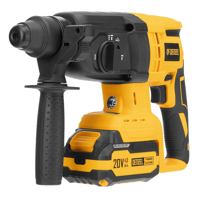 Перфоратор аккумуляторный бесщет. RHH-BL-20-28, 3 Дж, Li-Ion, 20 В Denzel 26707