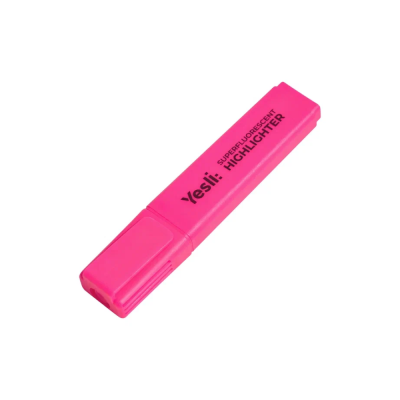 Маркер текстовый "Yesli:", розовый