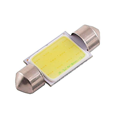 Автолампа диод T (C5W) 2V COB -конт 36 мм Белая комп.2 шт салон/номер SKYWAY S08201153