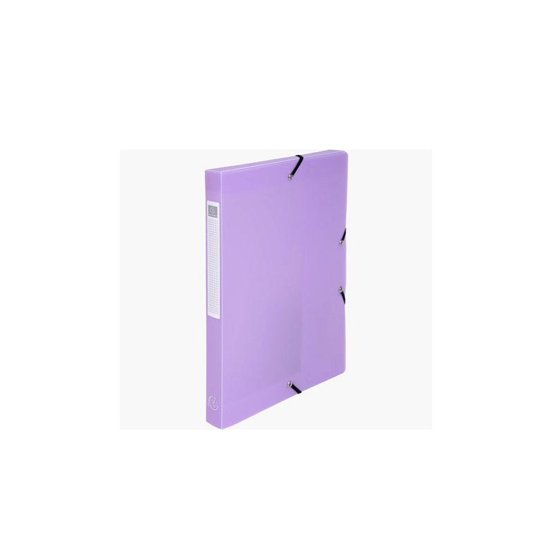 Папка на резинках "Chromaline Pastel", A4, 25 мм, пласт., ассорти