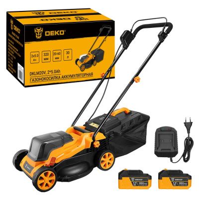 Газонокосилка аккумуляторная DKLM20V 085-2024 DEKO 085-2024