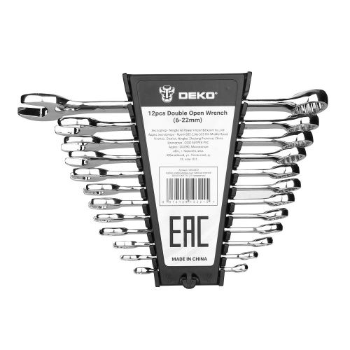 Набор гаечных комбинированных ключей DKHT12 SET 12 DEKO 065-0972