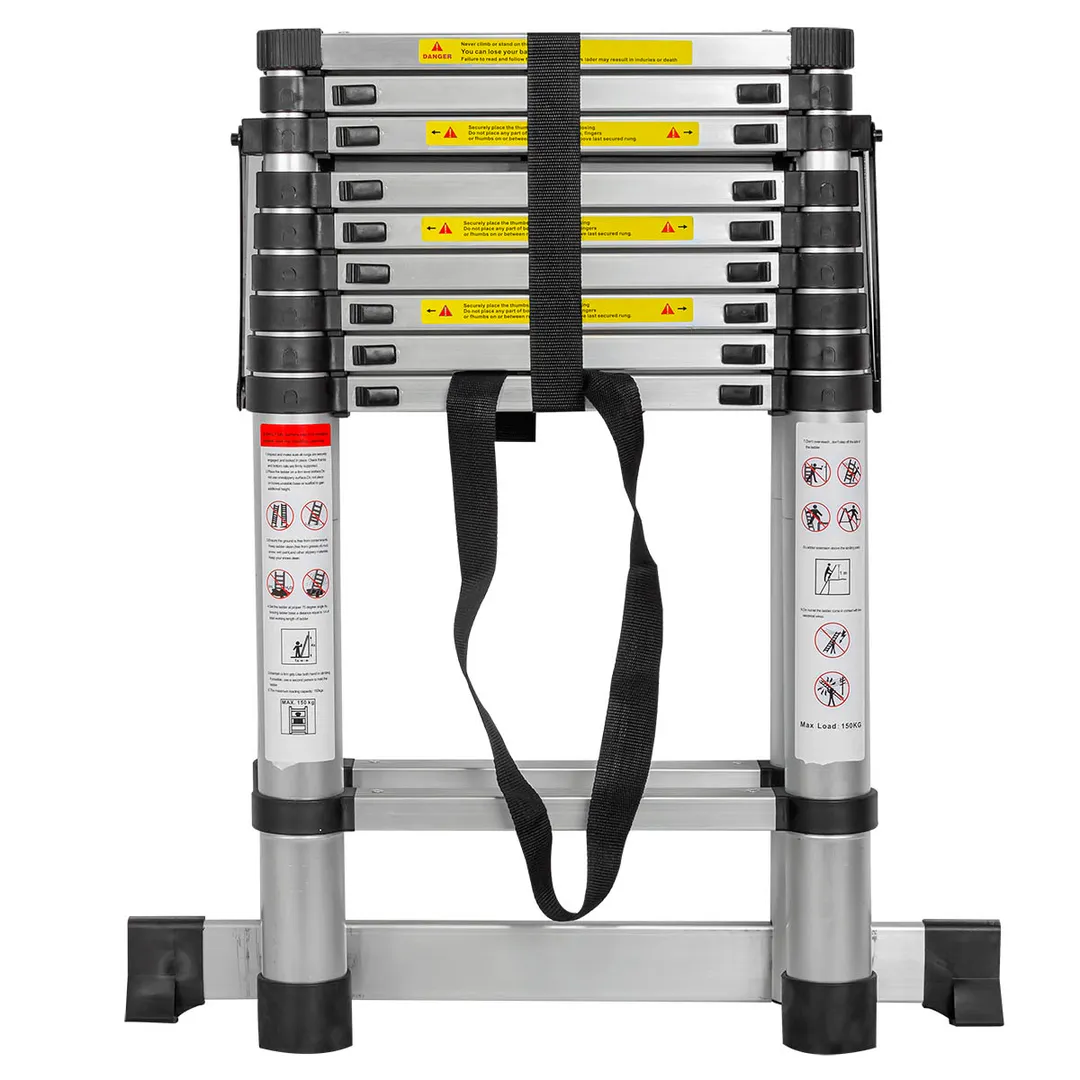 Стремянка телескопическая алюм. бытовая 2.9 м, 10+10 ступ. Forsage F-UP290-2