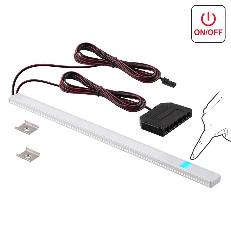 Светильник светодиодный Polarus Micro Master, накладной, 12VDC, 3,4W, L-270mm, холодный белый 6000К, HLT 64128