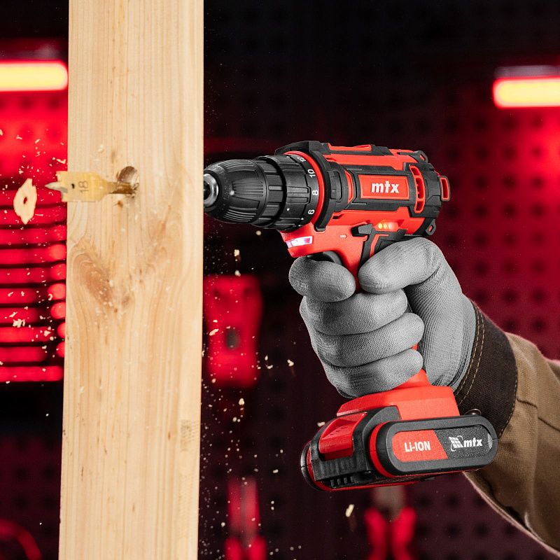 Дрель-шуруповерт аккумуляторная CDS-20, Li-Ion, 20 В MTX 26186