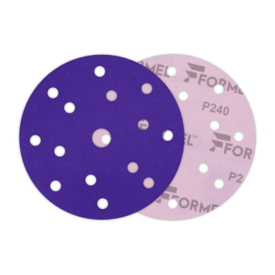 Круг шлифовальный CERAMIC PLUS, 150 мм, 15 отв., Р240 FORMEL 93823150240