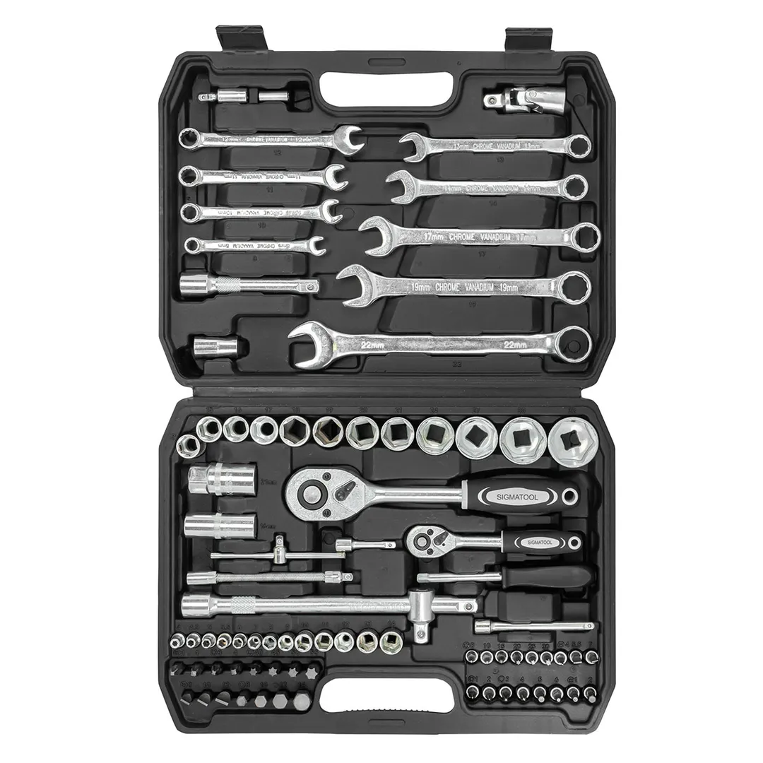 Набор инструментов 82 пр 1/4''&1/2'' 6-гр SIGMATOOL Sigmatool-4821-5