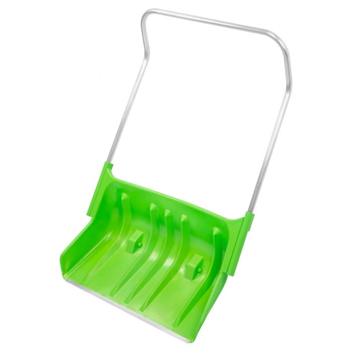 Движок для уборки снега пластиковый, 810х535х1300 мм, алюминиевая рукоятка, Россия Сибртех 61499