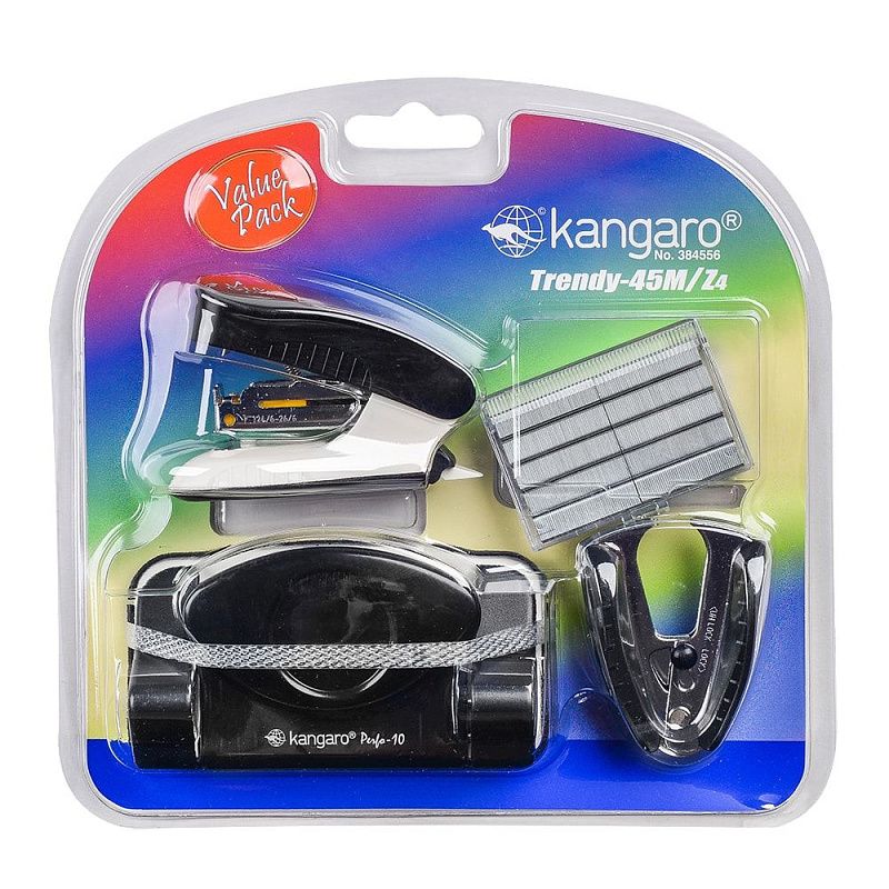 Набор канцелярский "Kangaro", 15 листов, ассорти