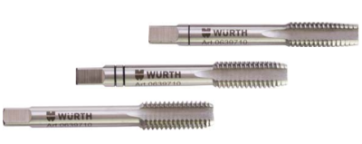 Набор ручных метчиков Optimum 3 шт. DIN 352 M10 WÜRTH 0639710