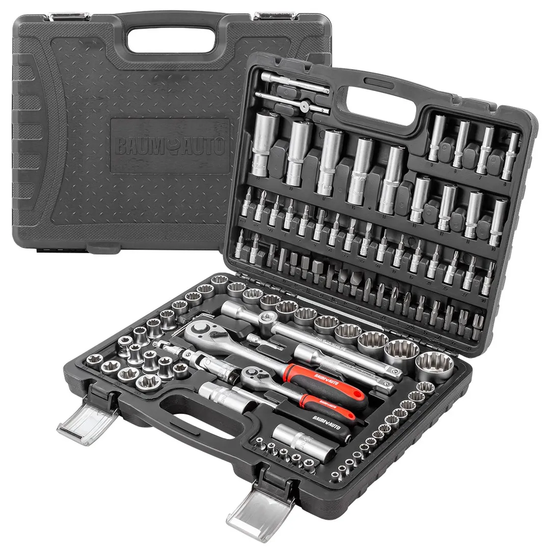 Набор инструментов 108 пр. SL (универс. профиль) 1/4"&1/2" BaumAuto BM-41082-5Q