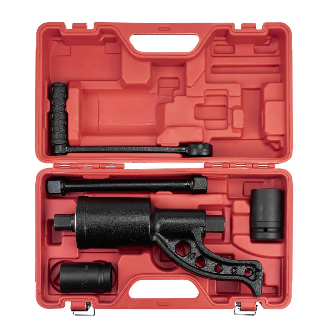 Гайковерт ручной с редуктором 1:68, 5800 Н/м, 1", головки 32, 33 мм, L270 мм ForceKraft FK-3411384