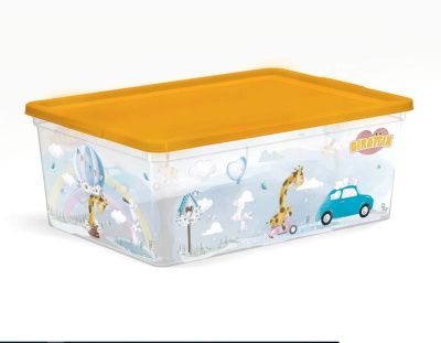 Коробка для хранения вещей "Giraffix" 10л ГОСТ Р 50962-96 Полимербыт 4371673