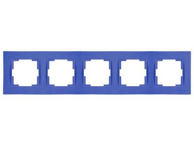 Рамка 5-ая горизонтальная темно-синяя, RITA, Mutlusan 22208001509