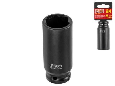 Головка ударная 1/2" 24 мм 6-гр. глубокая PRO STARTUL PRO-30124