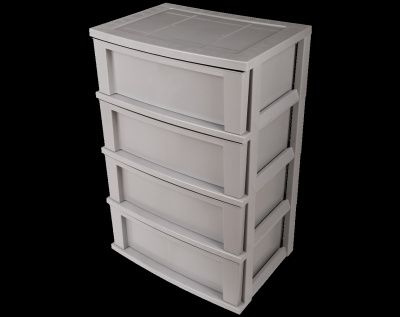 Комод "Bongo" 4-х секционный, дымчато-серый BEROSSI АС 20965000