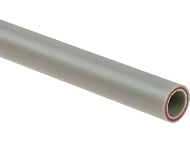 Труба ПП стекловолокно 20х2,8 PN20 SDR7,4 сер. 4м AV Engineering AV22220P82804