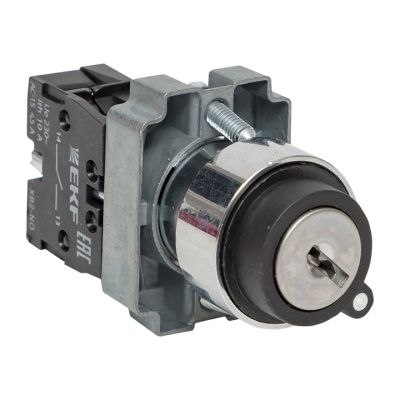 Переключатель BG61 2P с замком возвратный NO EKF PROxima xb2-bg61