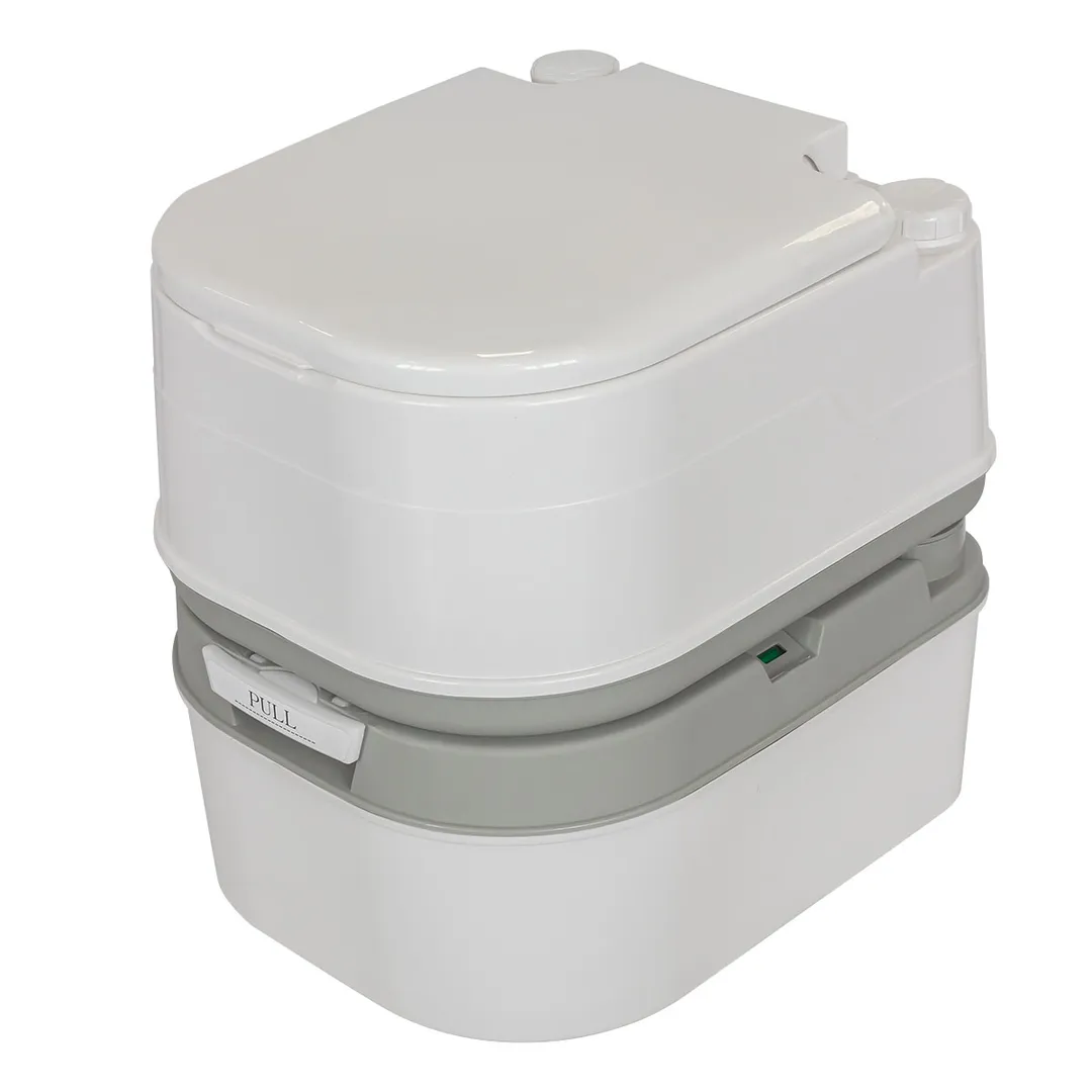 Биотуалет портативный пластмассовый 24 л, высота 440 мм, помпа WMC TOOLS WMC-PT24-2S