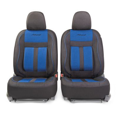 Авточехлы на передние сиденья "CUSHION COMFORT", CUS-0405 BK/BL
