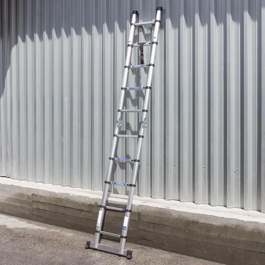 Лестница-стремянка телескопическая алюм. бытовая 1.6+1.6 м 5+5 ступ. Scheppach Sch-UP160-M