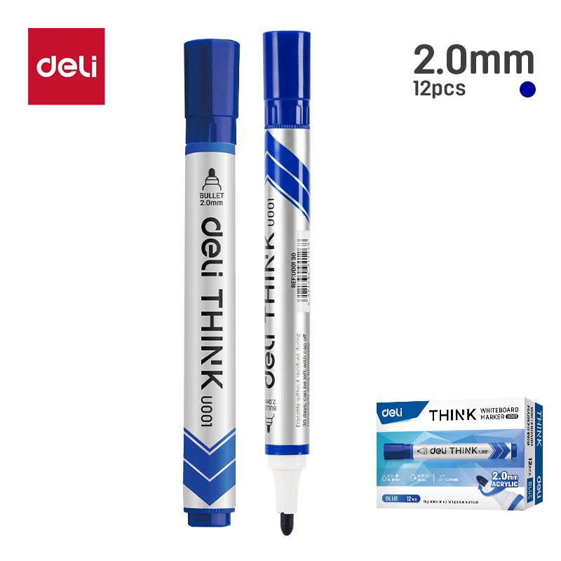 Маркер для доски "Think U001", синий