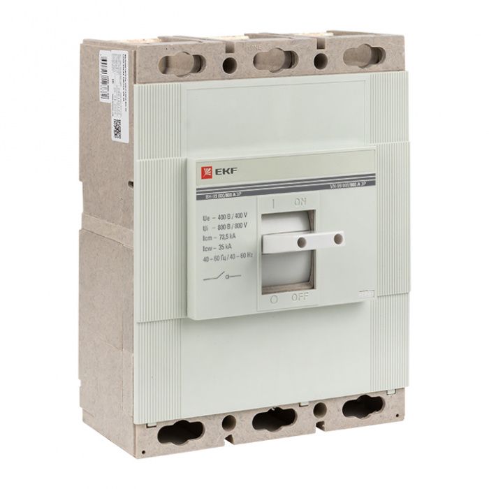 Выключатель нагрузки ВН-99 800/800А 3P EKF PROxima sl99-800-800