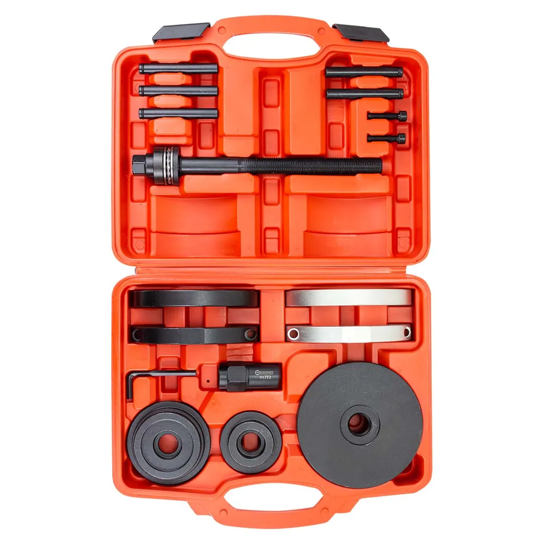 Набор инструментов для замены ступичных подшипников VW T5, Touareg, Multivan Ø85 мм 17 пр ForceKraft FK-917T3