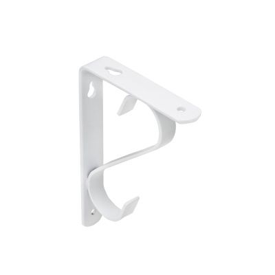 Полкодержатель мет. SONATA 140*95*20*3, белый AKS 68574