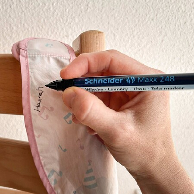Маркер для белья "Maxx 248", черный, блистер