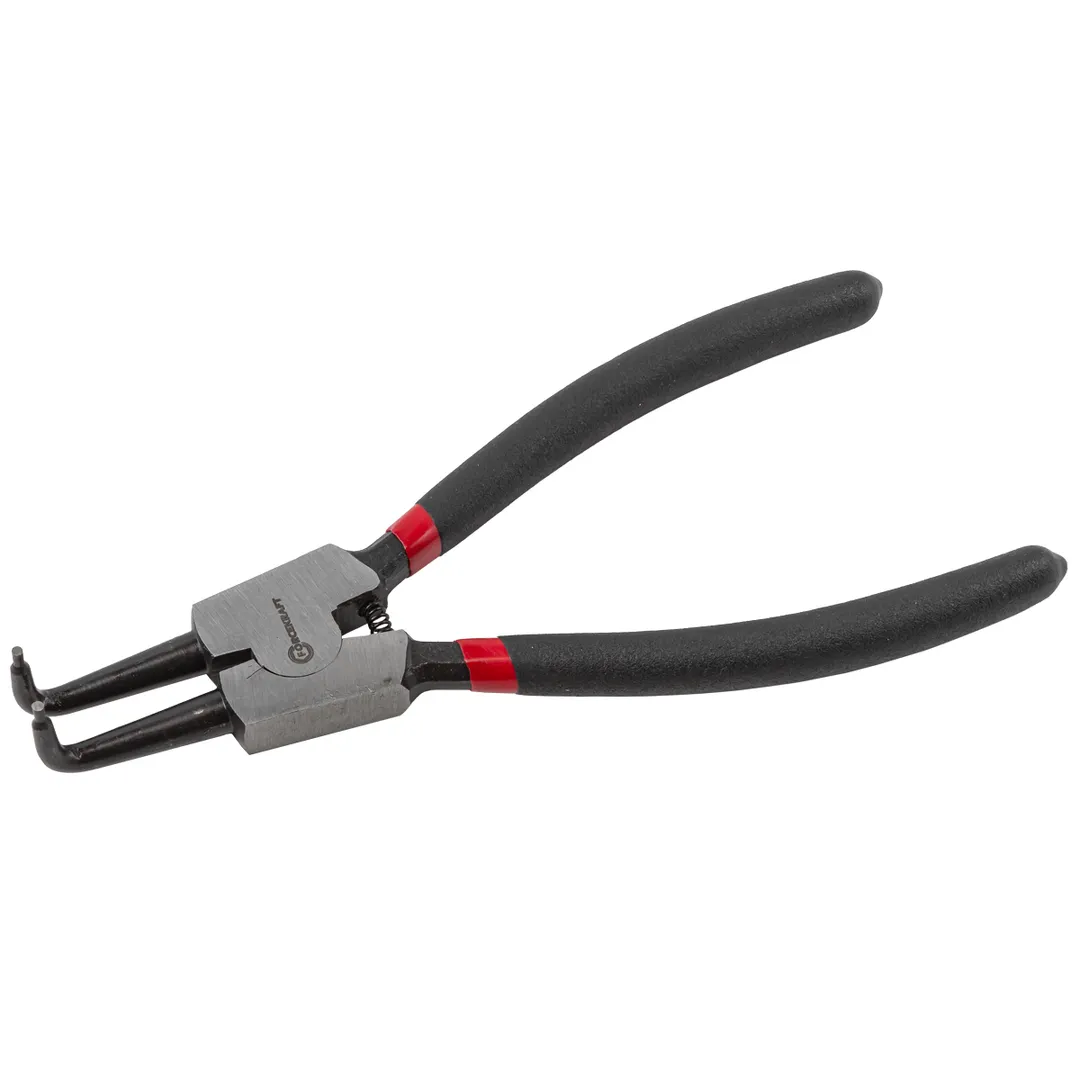 Съемник стопорных колец изогнутый на разжим, 90°, L-200 мм, ForceKraft FK-68-200SB