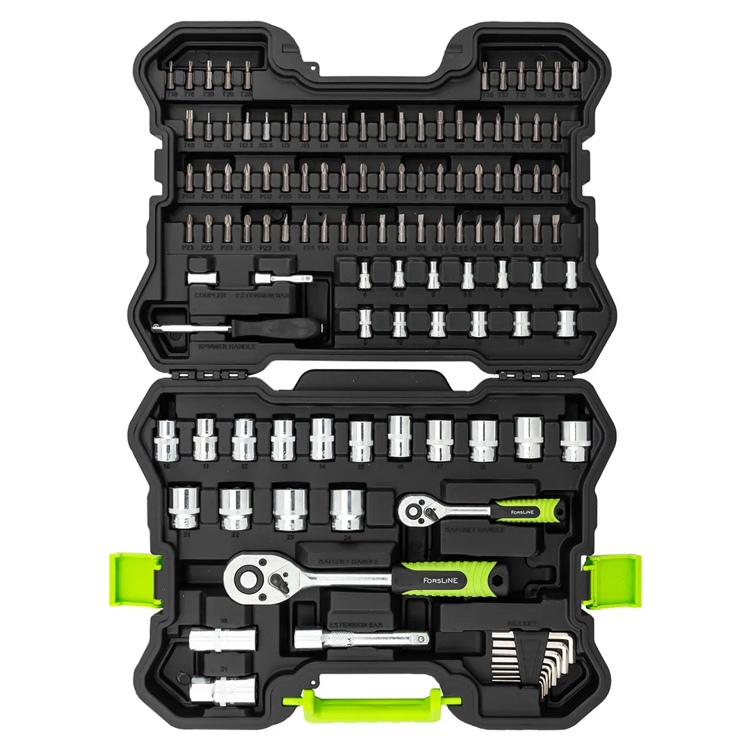 Набор инструментов 115 пр 1/4''&1/2'' 6-гр ForsLine FL-41151-5