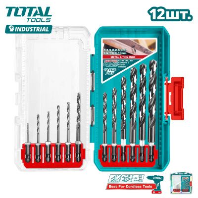Набор сверл по металлу TOTAL TACSDL11206 12 шт