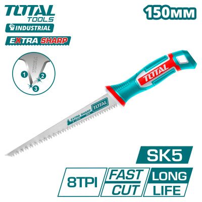 Ножовка по гипсокартону 150 мм TOTAL THWBSW1508
