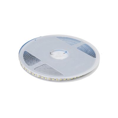Лента светодиодная - 9,6W/m, 8мм, 2835, 120 д/м, IP20, холодный белый (6000K) - 20 м AKS 81204