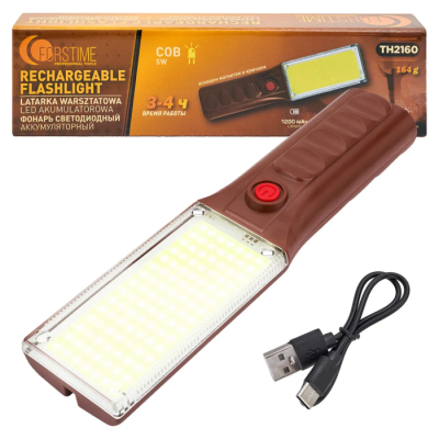 Фонарь светодиодный аккумуляторный FORSTIME FT-TH2160